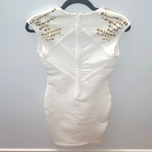 WOW COUTURE BANDAGE MINI DRESS - SMALL - Picture 3 of 7